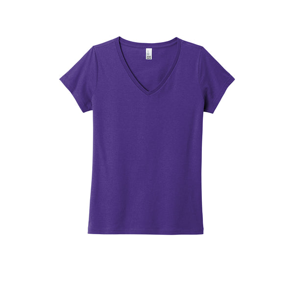 women's purple female v- neck shirt, women's t shirt, custom tee, custom shirt near me