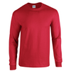red Gildan Unisex Long Sleeve Ultra Cotton T-Shirt - NextDayCustom